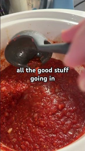 Fresh tomatoes Spaghetti sauce