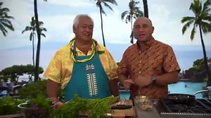 1.5K views · 41 reactions | Cooking Hawaiian Style presented by Kaanapali Beach Resort Association premieres this Mondays episode with slack key master George Kahumoku. George keeps it fresh with his spinach-tangerine-mac nut salad, hibiscus with coconut milk and chicken sandwich. Get George's recipes and 1,000's of free recipes on www.CookingHawaiianStyle.com | CookingHawaiianStyle.com | Facebook