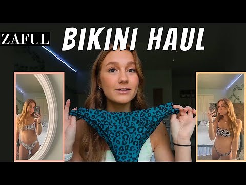 ZAFUL BIKINI HAUL: try on different zaful bikini's
