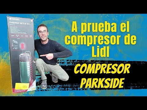 💥 Compresor vertical Parkside 💪¡Pongo a prueba el compresor del Lidl!