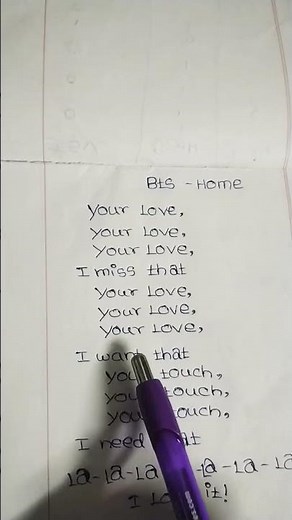 Bts - Home Lyrics .! please Subscribe!💜💜