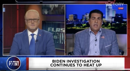 FlashPoint guest connects record heat waves to the potential GOP impeachment of Biden: "God is giving us a sign in the weather of what he is doing"