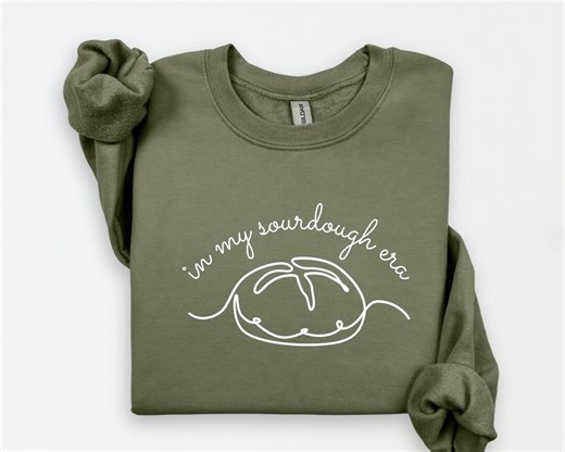 In My Sourdough Era Sweatshirt: Bread Baker Crewneck Gift - Etsy