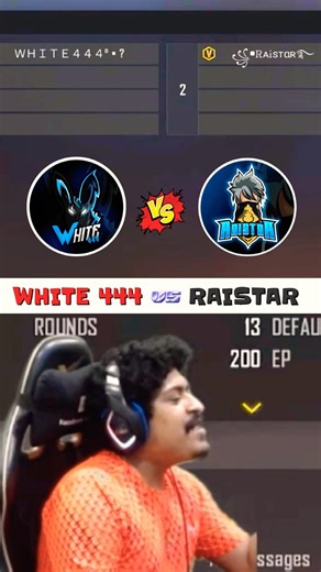 WHITE 444 VS RAISTAR || 1 VS 1 INDIA VS MENA GYAN GAMING LIVE #shorts #short #raistar #white444
