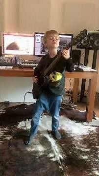 AC/DC Back in Black solo by 6 year old Jake