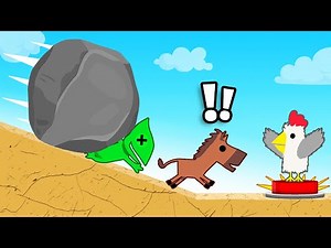 I Used The MOST BRUTAL TRAP To WIN in Ultimate Chicken Horse!