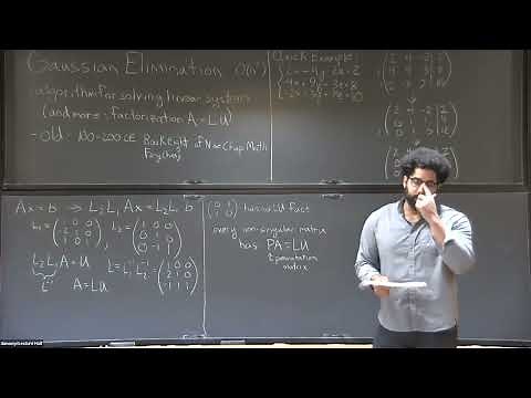 A Tutorial on Gaussian Elimination - John C Urschel