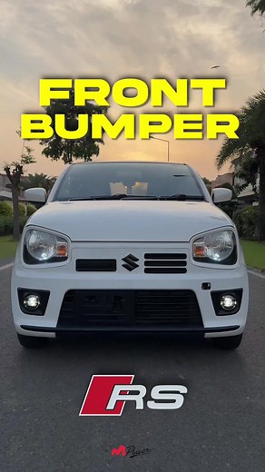 Suzuki Alto RS Style Front Complete Bumper Call to order: 𝟎𝟑𝟎𝟐-𝟎𝟒𝟒𝟐𝟐𝟐𝟐 . 🏁 Comes with Foglamps, wiring & switch 🏁 Injection Mold Plastic 🏁 Available with paint (white) and without paint 🏁 OEM fitting 🏁 Easy installation 🏁 Visit M Power online store to buy this product. Media team: @media__waves 🎥 . . . . . . #alto #suzukialto #altobumper #suzukialtobumper #frontbumper #altobodykit #rsstylebumper #carexterior #carinterior #conversion #pakistan #carcareaccessories #carmodificatio