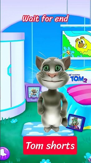 Tom bee inside Ear 🤯 My Talking Tom 2 #shorts​ #tom​ #viral​ #shortsfeed #cartoon​ #mytalkingtom2