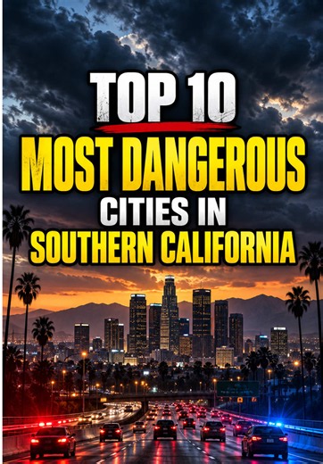 🚨 These are the 10 most dangerous cities in Southern California based on the latest available violent crime data. Did your city make the list? 👀 Some of these cities might surprise you! What Rankings should I break down next? Drop it in the comments. ⬇️ ‼️QUICK CONTEXT ABOUT THIS LIST‼️ This ranking is based on reported crime rates compared with each city’s population not simply the total number of crimes. A city with fewer residents can rank higher because its crimes are divided among a small