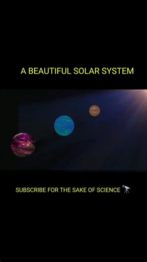 A BEAUTIFUL SOLAR SYSTEM #physics #motivation #explorephysics #science #nature #sciencefacts