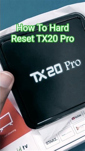 How to hard reset tx20 pro #tx9pro #tx20pro #hardreset