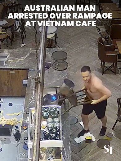 An Australian man was arrested in Vietnam on May 30 after wreaking havoc at a Da Nang cafe, causing damage to the premises and customers’ property. #DaNang #Vietnam #cafe #crime