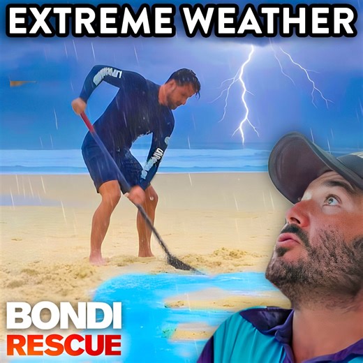 1.4M views · 28K reactions | Heatwaves, hail storms & flash floods - The wildest weather moments ever caught at Bondi | Bondi Rescue | Facebook