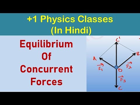 Equilibrium Of Concurrent Forces (Hindi) | Class 11 | Physics