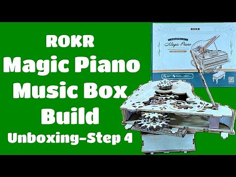 ROKR Magic Piano Mechanical Music Box Unboxing-Step 4