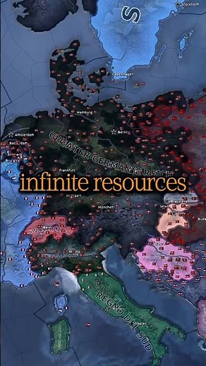 What would happen if Germany had infinite resources in 1945? #hoi4 #ww2