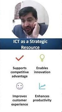 ICT as a Strategic Resource | How Technology Creates Competitive Advantage (Urdu/Hindi)