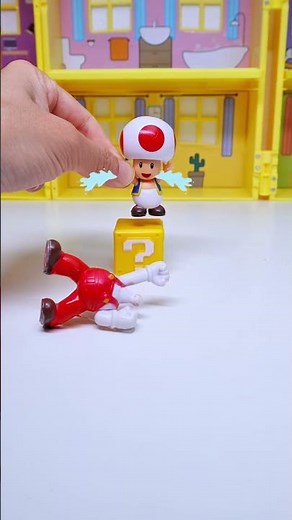 Shark took Mario's head?! The ending is a total miracle! 🍄🦈 #shorts #toytheater