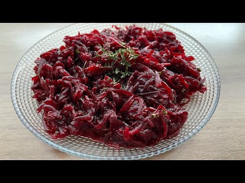 Salade de betterave rouge cuite , simple mais délicieuse :) #betterave#salade