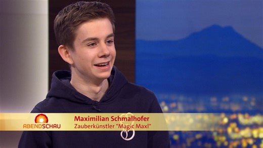 Abendschau: Zu Gast im Studio: "Magic Maxl"