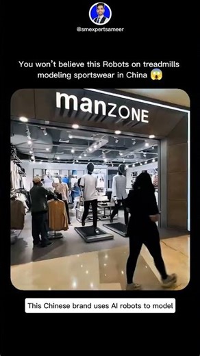 Robots Modeling Sportswear?! 🤖 How China is Redefining Fashion Marketing #shorts #marketing