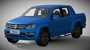 2017 Volkswagen Amarok V6 - Download Free 3D model by Ddiaz Design (@ddiaz-design)