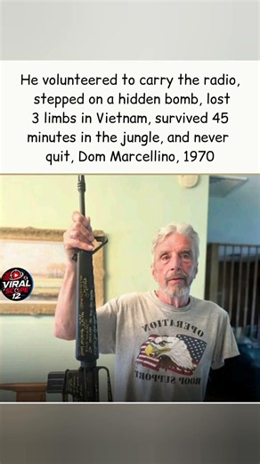He Lost 3 Limbs... But Survived The Jungle 🤯#DomMarcellino #VietnamWar #Survivor #MilitaryHistory