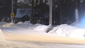 Roads are icy after more snow fell overnight