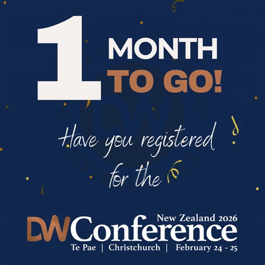 🎉🎉 Countdown is ON - just ONE MONTH until Christchurch’s biggest Microsoft 365 event of the year! Have you secured your spot yet? Grab your ticket 👉 https://www.dwcnz.co.nz/registration/ Unlock the power of the tools you already have - and start working smarter, not harder. Here’s what you’ll walk away with: ✨ Simple ways to learn and adopt new tools ✨ The latest updates and why they matter ✨ Tips for building a culture that embraces change ✨ Practical strategies to boost productivity without