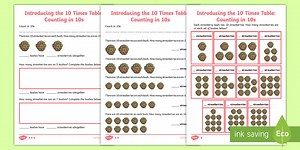 Counting in 10s Activities