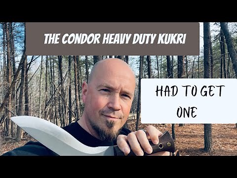 The Condor Heavy Duty Kukri is a MACHINE!