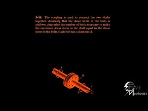 Problem 5-10/5-11/5-12/ Engineering Mechanics Materials