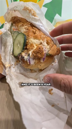 Steve on Instagram: "Subway Philly-Style Three-Cheese Steak #review #fastfood #australia #sandwich"