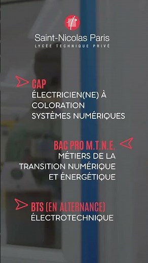 La Filière Electricité à #SaintNicolasParis6