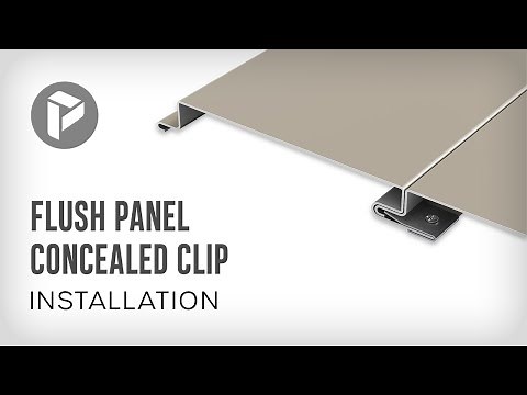 How to Install Flush Panel Concealed Clip