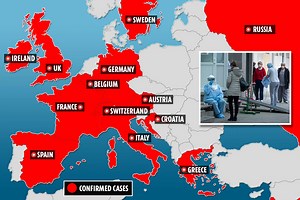 Coronavirus spreads to MORE European countries as deadly bug sweeps continent