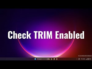 How to check if TRIM is enabled for your SSD On Windows 11