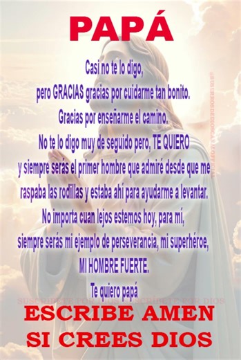 Poema Para Papá 💙 #shorts #oracion #dios #biblia #papa