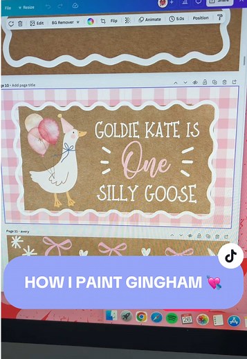 How to Paint Gingham Patterns Easily