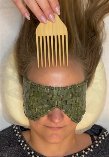 ASMR Wood Comb Session for Deep Relaxation