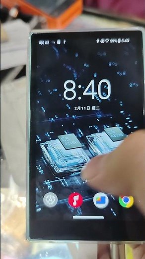 Fiio jm21 安卓操作介面 基本上同市面嘅智能手機一樣 操作手勢