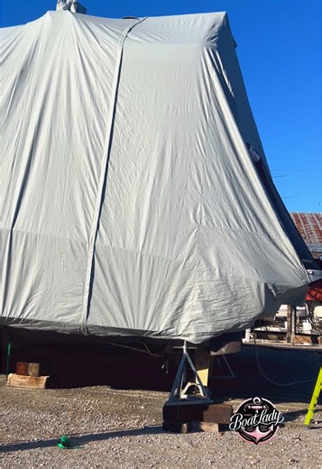 Officially wrapped it’s time !! See you all in the spring ! #boating #boatlife #lakesimcoe #boats