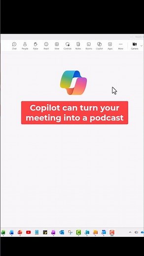 Turn meetings into Podcasts with Copilot