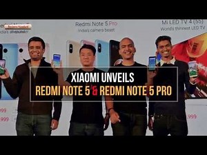 Xiaomi unveils Redmi Note 5 & Note 5 Pro