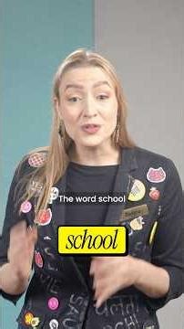 “School” Literally Means Free Time #didyouknow #education #english #school #facts #languagelearning