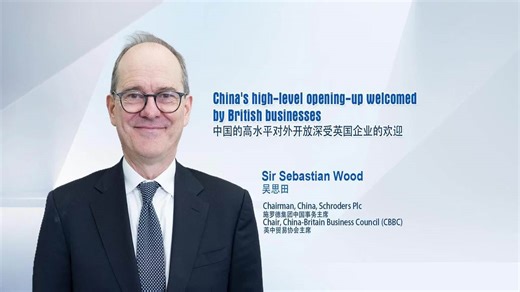 China's high-level opening-up welcomed by British businesses