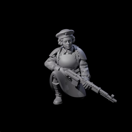 Weird War Soviet Shooting War Maiden Rifleman A Miniature for D&D, Dungeons and Dragons, Pathfinder and Many Other Tabletop Games - Etsy Canada