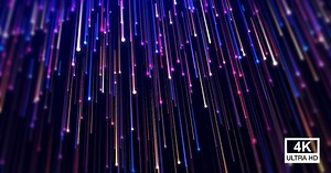Colorful Light Rays Background 4K