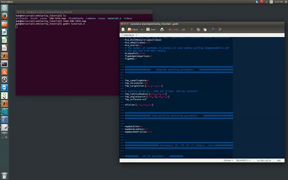 template matching - setup and running